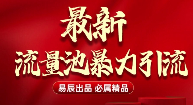 最新“流量池”无门槛暴力引流(全网首发)日引500+-灵动共创