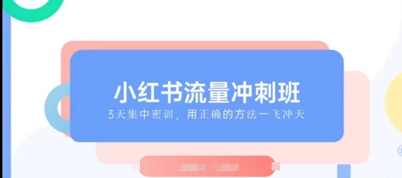 小红书流量冲刺班2025，最懂小红书的女人，快速教你2025年入局小红书-灵动共创