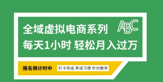 全域虚拟电商变现系列，通过平台出售虚拟电商产品从而获利-灵动共创