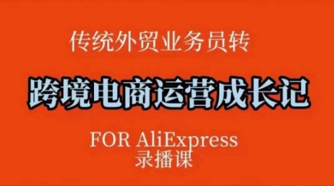 跨境电商速卖通运营课，​运营方法论+后台实操，逻辑清晰-灵动共创