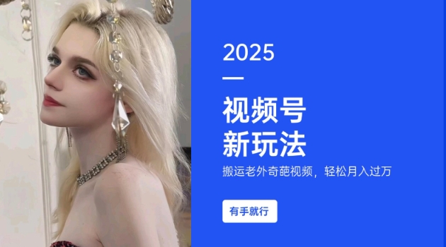 搬运老外奇葩视频，撸视频号分成计划收益，每天只需一小时，新手小白轻松月入过W-灵动共创